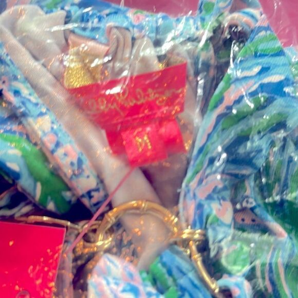 Lilly Pulitzer Shirelle Skirted Romper Los Olas Aqua - Picture 5 of 5